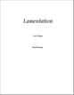 Lamantation piano sheet music cover